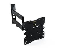 QualGear QG-TM-020-BLK-Supporto da parete per TV a schermo piatto da 23-42", colore: nero