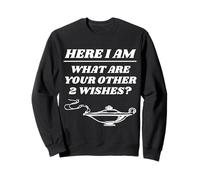 Quali Sono i Tuoi Altri Due Desideri Genio in Una Bottiglia Felpa