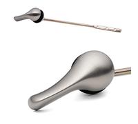 Qualihome Serbatoio spazzolato maniglia nichel leva filo corrispondente al dado di montaggio prima e più WC WC universale