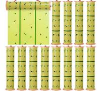 Qualirey 12 rotoli di trappole adesive giganti per mosche da 50 m, trappola per frutta, per interni ed esterni, nastri adesivi per appendere moscerini, insetti e parassiti, per garage, serre, fienili