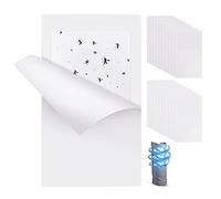 Qualirey Confezione da 20 pannelli di colla per mosche, compatibili con Gardner FlyWeb Fly Classic e Plus, trappole adesive per interni, trappole per mosche della frutta, zanzare, moscerini