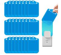 Qualirey Confezione da 25 cartucce di ricarica per trappole per mosche, compatibili con Raid Essentials, trappola leggera per insetti volanti, ricariche per trappole leggere per mosche, insetti,