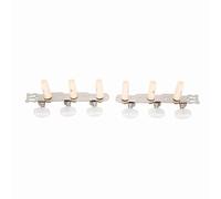 QUALITÀ 3R 3L Guitar Tuning Machines Set for Classical & Electric - -Duty - Metal Machine Heads with Easy Installation, Compatible Standard Headstocks
