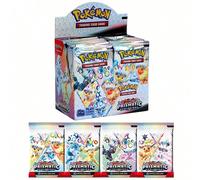 (Qualità base della carta, solo per esposizione) Carte Pokémon Booster Battle Pokémon TCG & Violet Prismatic Evolutions, confezione di bustine, collezione di carte, giocattoli (stili casuali) 1 confez