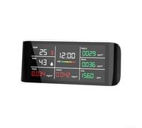 Qualità dell'aria interna con, PM2.5, formaldeide, TVOC, e sensori di umidità, batteria ricaricabile portatile 2000mAh, display LCD reale,