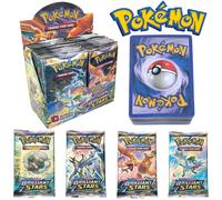 (Qualità di base della carta, solo per esposizione) 10 pezzi/1 confezione Carte Pokémon, TCG: Sword & Shield - Brilliant Stars Card Game Booster Bundle Carte in inglese, per collezioni di fan, regali 