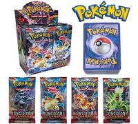 (Qualità di base della carta, solo per esposizione) 10 pezzi/1 confezione Carte Pokémon TCG, & Violet Obsidian Flames - Pacchetto di espansione del gioco di carte collezionabili in inglese, per collez