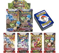 (Qualità di base della carta, solo per esposizione) Carte Pokémon anime, carte Pokémon, gioco di carte collezionabili Pokémon, Pokémon Scarlatto & Violetto, confezione booster da battaglia, collezione