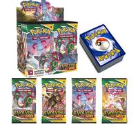 (Qualità di carta di base, solo per esposizione) Carte Pokémon anime, carte Pokémon, gioco di carte collezionabili Pokémon, Pokémon Spada e Scudo Evoluzioni Celesti, confezione booster da battaglia, c