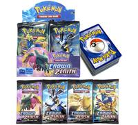 (Qualità di carta di base, solo per esposizione) Carte Pokémon anime, carte Pokémon, gioco di carte collezionabili Pokémon, confezione booster battaglia Crown Zenith, collezione di carte, giocattoli,