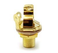 Qualità Ottone Multi Point Basses Chitarra Pickup Boccole di uscita Interfacce Per Migliorare Il Trasferimento Ottone Basso Chitarra Interfaccia Segnale