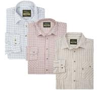 Qualità Tattershall Camicie By Champion - 100% Cotone - Tiro Argilla Piccione