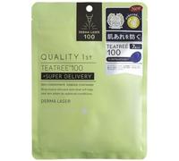 Quality 1st Derma Laser Tea Tree 100 Mask 7 fogli