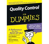 Quality Control for Dummies [Lingua inglese]
