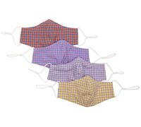 Quality Durables Co. Confezione da 4 Rivestimenti per Il Viso in Tessuto Riutilizzabile Unisex-Adulto
