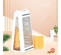 Quality Home - Rape da cucina per formaggio, Rape al zenzero e coperchio di lama di limone, acciaio inox, alta performance - per verdure, frutta, formaggio, cioccolato