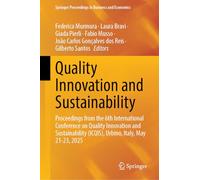 Quality Innovation and Sustainability: Proceedings from the 6th International Conference on Quality Innovation and Sustainability (ICQIS), Urbino, Italy, May 21-23, 2025