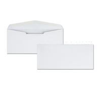 Quality Park #10 Buste da lettera gommate bianche, 500 per scatola (11112)