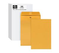 Quality Park 37894 - Buste di qualità con chiusura a scatto, 20 x 14-12,7 kg, colore: Marrone Kraft, 100 pezzi