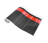 Qualoramall Adesivo 5D in fibra di carbonio per cofano anteriore, 139 x 17,8 cm, design resistente alle intemperie, facile da applicare e rimuovere senza, Pe