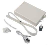 Qualoramall Aeratore da pesca Pompa ad aria Pompe per ossigeno ricaricabili USB con luce a LED per secchio con esca viva 3000 MAh pompe di aerazione portatili per pesca notturna