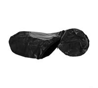 Qualoramall Borsa per compostaggio da giardino riutilizzabile in polietilene con coperchio, resistente agli strappi, per rifiuti organici da cucina e detriti da cortile, design con maniglia per il