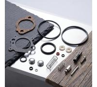Qualoramall Carburatore per motori Quantum 3.5-6.5HP, kit di riparazione per miscelatori di carburante in metallo e plastica, per tosaerba e macchinari da giardino, parte di ricambio nera con