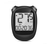 Qualoramall Computer GPS per bicicletta tachimetro wireless con display da 1,6 pollici, impermeabile IPX5, ricaricabile tramite USB, batterie 400 mAh, registrazione dati per M3 e per Mini, nero