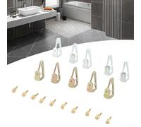 Qualoramall Confezione da 20 interruttori di ricambio 156T1978A, 5 unità Gold ON, 5 unità Silver OFF con 10 viti, compatibili con serie T100, orologi temporali T101