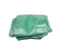 Qualoramall Copertura di ricambio per serra, guscio esterno in PE resistente agli strappi per kit mini serra, 180 x 89 x 89 cm, riparo da giardino portatile con porta con cerniera e tappetino per