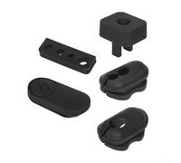 Qualoramall Copertura impermeabile in silicone per Xiaomi per 5 Plus Controller scooter elettrico Protezione porta di ricarica per design a foro singolo e doppio accessorio scooter Guarnizione porta