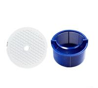 Qualoramall Gruppo filtro SPX1096CA e coperchio SPX1096B ricambio per pulitori Hayward per piscine modelli SP1098 SP1091ES SP1096 SP1097 B-168 bianco blu 2 pezzi