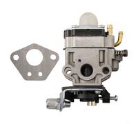 Qualoramall Kit carburatore per decespugliatore da 22 cc, 26 cc, 33 cc, 34 cc, 36 cc, tagliasiepi e motori a motosega con presa d'aria da 11 mm, struttura in acciaio