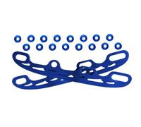 Qualoramall Kit di conversione per pattini a rotelle in acciaio inox, accessori di ricambio compatibili con la maggior parte dei modelli, retrofit a pattini da ghiaccio (grande, blu)