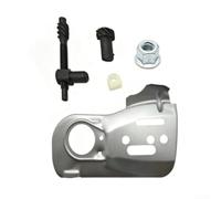Qualoramall Kit di dadi tenditori per motosega per modelli 445 450, parti di ricambio in metallo e plastica per un tensionamento sicuro della catena e riduzione del rischio, argento