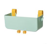 Qualoramall Organizer da appendere al comodino, con ganci, grande capacità, per dormitorio, letti a castello, ufficio e casa, materiale PP con scomparti multipli e (verde)