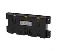 Qualoramall Pannello di controllo stufa a gas 5304518661 con orologio per Electrolux, interfaccia forno a 7 tasti, pezzo di ricambio 316222800, plastica e montaggio 25 x 10 x 5 cm