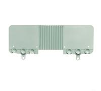 Qualoramall Paraspruzzi in silicone per lavello, pieghevole, anti schizzi, con ventose, per piano di lavoro della cucina e isola, impedisce all'acqua di fuoriuscire (azzurro)