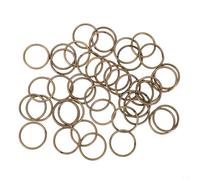 Qualoramall Set di 12 divisori da appendere moderni cavi con 48 anelli di ferro, tende divisorie in plastica impermeabile, per casa, hotel, bar, decorazione artistica fai da te (anello di ferro)