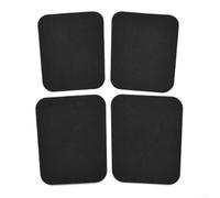 Qualoramall Set di 4 parastinchi da snowboard in schiuma ad alta densità per scarponi da sci, 15 x 12,5 cm, inserti protettivi neri per snowboard e sci, comfort