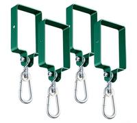 Qualoramall Set di staffe per altalena, 14,7 x 9,7 cm, in acciaio, staffa di montaggio per altalene in metallo, staffe di supporto per altalene resistenti, connettore di supporto per attrezzature per