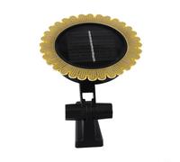 Qualoramall Smart 2-in-1 Sensore di Luce e Pioggia Wireless con Energia Solare IPX6 Impermeabile per Outdoor Garden Automation Richiesto Giallo Nero