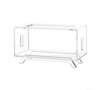 Qualoramall Supporto in acrilico per altoparlante Marshall Emberton II, supporto da tavolo con base stabile, finitura trasparente o nera, per casa e ufficio e appassionati di audio (trasparente)