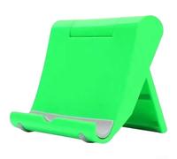 Qualoramall Supporto per cellulare, design pieghevole, con cuscinetti antiscivolo, per dispositivi da 4 a 8 pollici, modalità orizzontale e verticale, nero (verde)