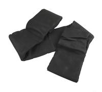 Qualoramall Tappetino protettivo rotondo per piscine fuori terra, in tessuto non tessuto resistente, tappetino protettivo circolare per piscina all'aperto, colore nero