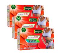 Qualuca, Complesso Detox - 21 Giorni | Tisana Detox | Set 3 Scatole | 60 Bustine