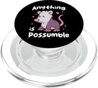 Qualunque cosa è possibile divertente gioco di parole motivante carino opossum PopSockets PopGrip per MagSafe