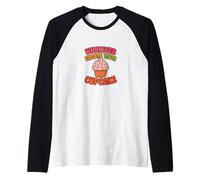 Qualunque Cosa geli Il Tuo Cupcake Maglia con Maniche Raglan
