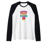 Qualunque cosa geli il tuo cupcake Maglia con Maniche Raglan