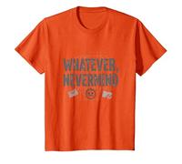 Qualunque Cosa Nevermind Gen X Nostalgico Anni '90 Grunge Attitude Maglietta, Bambini, Arancio, 2 Anni